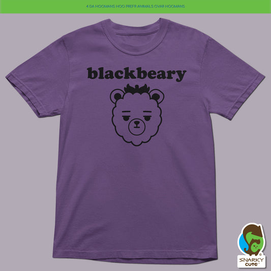 Blackberry Bear Fruit Stand T-Shirt – Comfort Colors Grape Tee with Front & Back Print