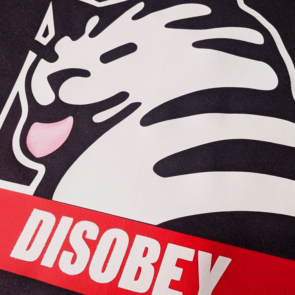 Disobey Cat Shepard Fairey Obey Giant Parody T-Shirt – Bella+Canvas 6oz Heavyweight Tee